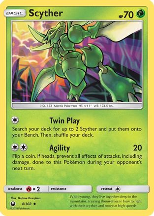 Scyther/168 SM Celestial Storm - Uncommon