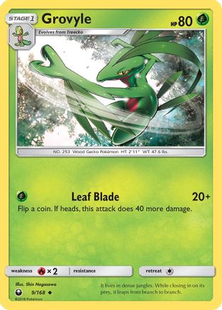 Grovyle 009 SM Celestial Storm - Uncommon