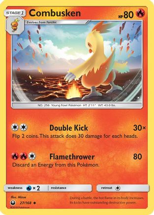 Combusken/168 SM Celestial Storm - Uncommon