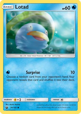 Lotad - Reverse Holofoil SM Celestial Storm - Common