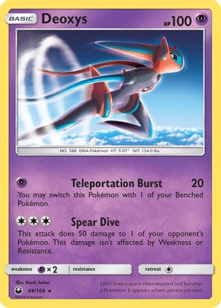 Deoxys (69) (69) 069 - Reverse Holofoil SM Celestial Storm - Rare