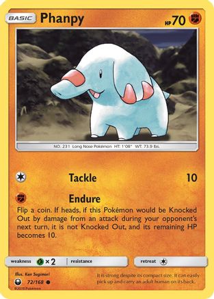 Phanpy 072 SM Celestial Storm - Common