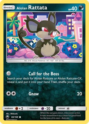 Alolan Rattata 084 SM Celestial Storm - Common
