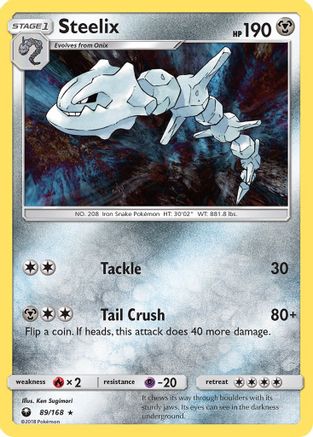 Steelix/168 - Holofoil SM Celestial Storm - Holo Rare