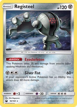 Registeel 096 - Reverse Holofoil SM Celestial Storm - Rare