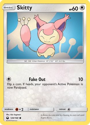 Skitty 120 - Reverse Holofoil SM Celestial Storm - Common