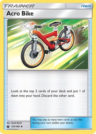 Acro Bike 123 - Reverse Holofoil SM Celestial Storm - Uncommon
