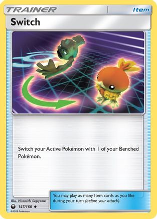 Switch 147 - Reverse Holofoil SM Celestial Storm - Uncommon