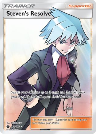 Steven's Resolve (Full Art) - Holofoil SM Celestial Storm - Ultra Rare