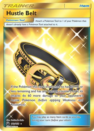 Hustle Belt (Secret) - Holofoil SM Celestial Storm - Secret Rare