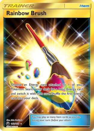 Rainbow Brush (Secret) - Holofoil SM Celestial Storm - Secret Rare
