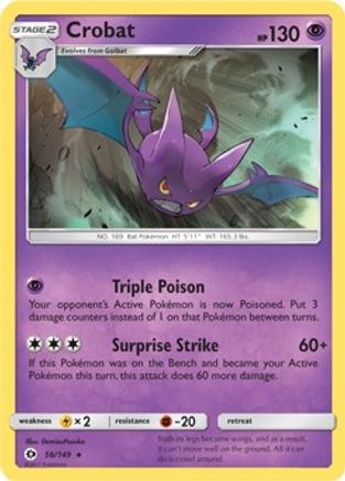 Crobat - 56/149 (Cosmos Holo)/149 - Holofoil Blister Exclusives - Promo