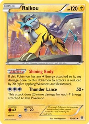Raikou (Cosmos Holo) 055/162 - Holofoil Blister Exclusives - Promo