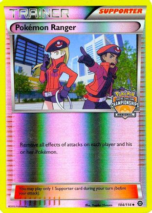 Pokemon Ranger - 104/114 (Regional Championships)/114 - Reverse Holofoil League & Championship Cards - Promo