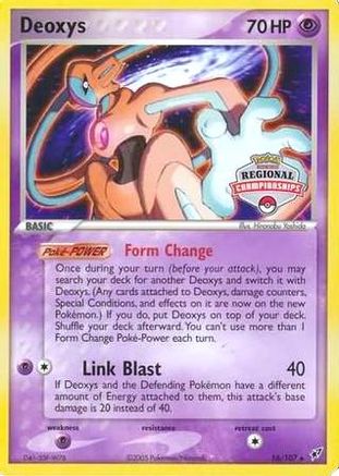 Deoxys - 16/107 (Regional Championships)/107 League & Championship Cards - Promo