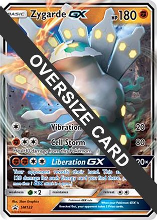 Zygarde GX - SM122 - Holofoil Jumbo Cards - Promo