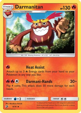Darmanitan/70 Dragon Majesty - Uncommon