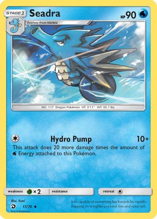 Seadra - Reverse Holofoil Dragon Majesty - Uncommon