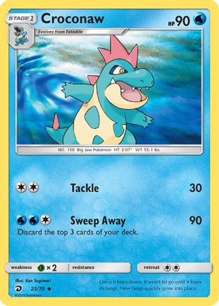 Croconaw 023 Dragon Majesty - Uncommon