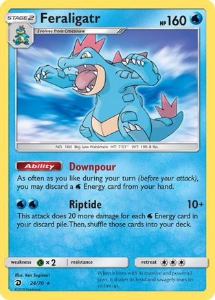 Feraligatr 024 - Holofoil Dragon Majesty - Holo Rare