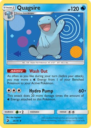 Quagsire 026 Dragon Majesty - Uncommon