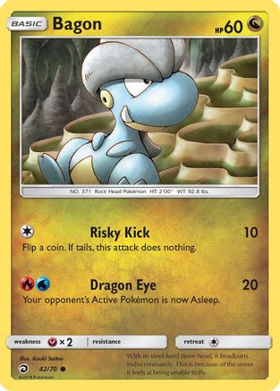 Bagon - Reverse Holofoil Dragon Majesty - Common