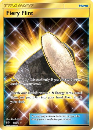 Fiery Flint (Secret) - Holofoil Dragon Majesty - Secret Rare