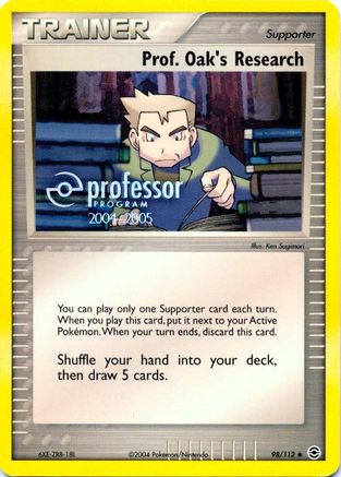 Prof. Oak's Research (2004-2005) Professor Program Promos - Promo