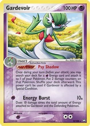 Gardevoir - 9/108 (EX Power Keepers)/108 Deck Exclusives - Rare
