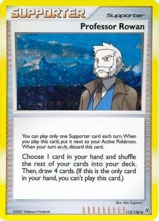 Professor Rowan (Cosmos Holo) 112/130 - Holofoil Miscellaneous Cards & Products - Promo