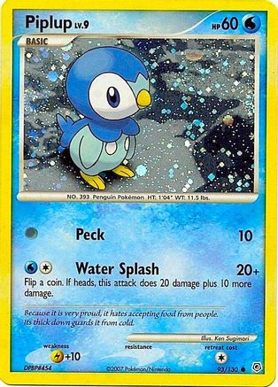 Piplup (Cosmos Holo) 093/130 - Holofoil Miscellaneous Cards & Products - Promo