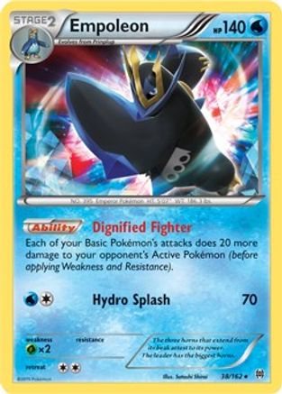 Empoleon - 38/162 (Battle Arena Deck Exclusive)/162 Deck Exclusives - Rare