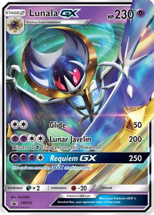 Lunala GX - SM103 - Holofoil SM Promos - Promo