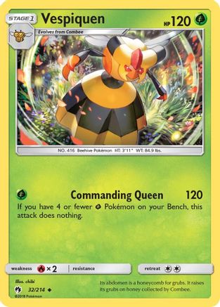 Vespiquen - Reverse Holofoil SM Lost Thunder - Uncommon