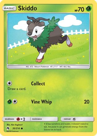 Skiddo 035 SM Lost Thunder - Common