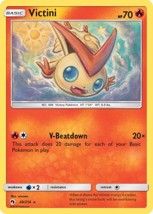 Victini 049 SM Lost Thunder - Rare