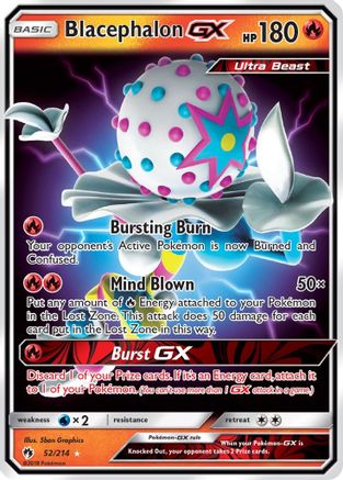 Blacephalon GX 052 - Holofoil SM Lost Thunder - Ultra Rare