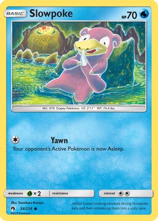Slowpoke 054 SM Lost Thunder - Common