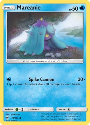 Mareanie (68) SM Lost Thunder - Common