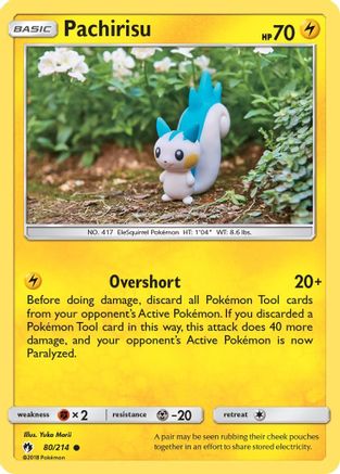 Pachirisu 080 SM Lost Thunder - Common