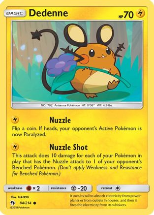 Dedenne (84) (84) 084 SM Lost Thunder - Common