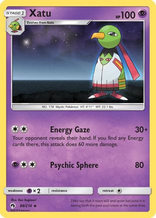 Xatu - Reverse Holofoil SM Lost Thunder - Uncommon