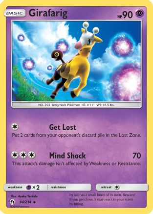 Girafarig 094 - Reverse Holofoil SM Lost Thunder - Uncommon
