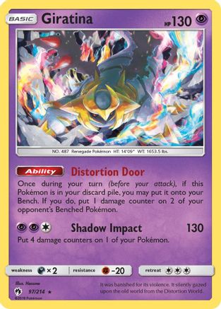 Giratina 097 - Holofoil SM Lost Thunder - Holo Rare