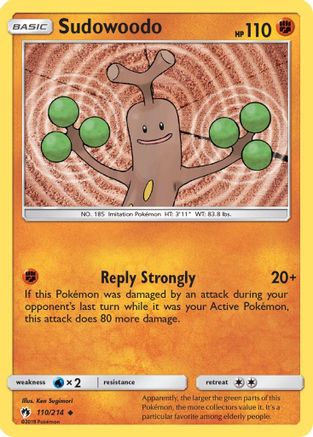 Sudowoodo 110 SM Lost Thunder - Uncommon