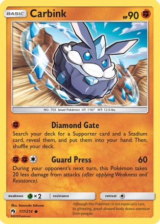 Carbink (117) SM Lost Thunder - Common