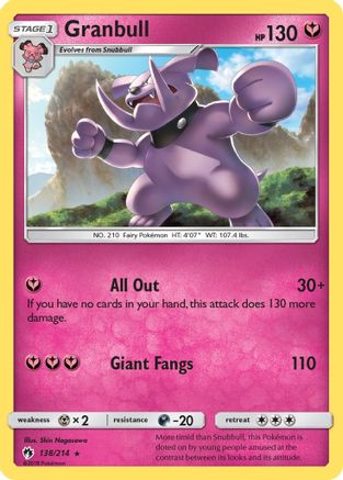 Granbull 138/214 SM Lost Thunder - Rare