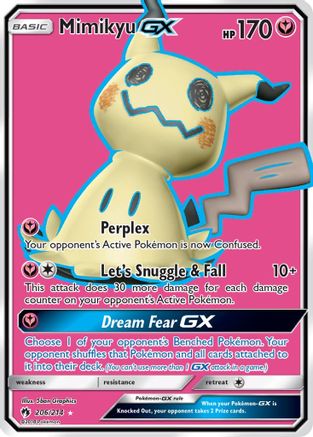 Mimikyu GX (Full Art) - Holofoil SM Lost Thunder - Ultra Rare