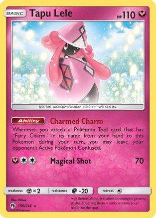 Tapu Lele - Holofoil SM Lost Thunder - Holo Rare