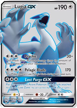 Lugia GX (Full Art) - Holofoil SM Lost Thunder - Ultra Rare